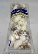 VTG AIR NEW ZEALAND COMPLIMENTARY SEASHELL NECKLACE IN ORIG PACKAGE 1973-96 picture