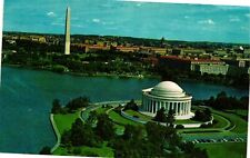 Vintage Postcard- Thomas Jefferson Memorial, Washington Monument, Washington, DC picture