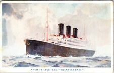 T.S.S. Transylvania British Ocean Liner Postcard Anchor Line Built 1925 picture