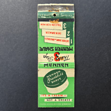 Vintage Matchcover Mennen Brushless Shave Cream picture