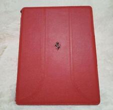 Ferrari iPad case Tablet case Red leather MINT picture