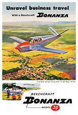 1947 Beechcraft Bonanza Model 35 Advertising Poster - 13