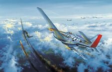 Final Victory by Simon Atack aviation art signed by WWII Ace Robin Olds picture