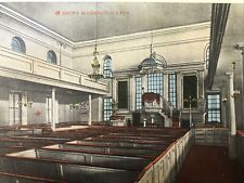 1915 Interior Christ Church, Alexandria, VA Where Geo. Washington Worshipped picture