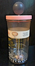 DAZEY MIX-ER-ATOR Pink Top ACL Glass 1950’s Vintage NOS MINT picture