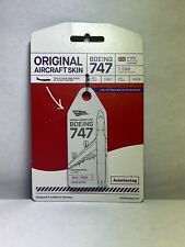 Original Aircraft skin, 1972/7500 Boeing 747 Aviation tag picture
