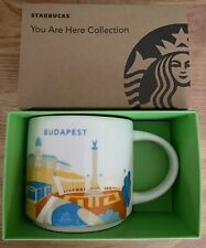 Starbucks 2013 You Are Here YAH 14 ounce collector mugs BUDAPEST or HUNGARY NEW picture