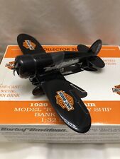 Harley Davidson 1929 Travel Air Model R Mystery Ship Replica plane bank picture