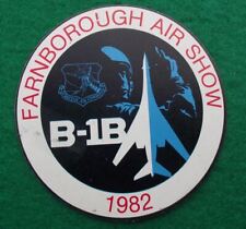 1982 Farnborough Airshow Rockwell B-1B SAC Heavy Bomber Aircraft Sticker Decal picture
