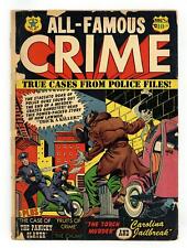 All Famous Crime #8 FR 1.0 1951 picture