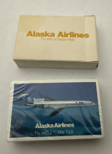 VTG Alaska Airlines ~ Fly with a happy face ~ Playing Cards ~ Sealed Deck ~ NIP picture