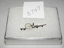 NORTHWEST AIRLINES BOEING 747B AIRPLANE LAPEL TACK PIN NWA PILOT CHRISTMAS GIFT  picture
