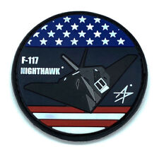Lockheed Martin® F-117 Nighthawk® Flag 3 in PVC  Shoulder Patch picture