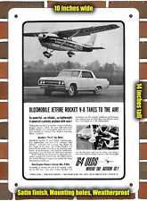Metal Sign - 1964 Olds Jetfire 330 V-8 Cessna - 10x14 inches picture