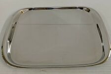 ALESSI for Delta Airlines Rectangular Stainless Steel Serving Tray 8in x10.5 in. picture