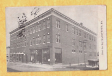 PA Masontown 1908-29 antique postcard HOTEL LE ROY sent to South Norwalk CT  picture
