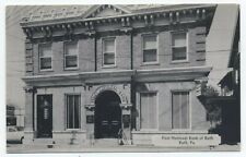 PA ~ First National Bank BATH Pennsylvania c1940's Northampton County Postcard picture