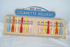1950-60's cardboard Cigarette Holder Tack up store display picture