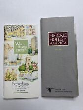 Historic Hotels of America & Preferred Hotels Booklets Travel Guides 1990s picture