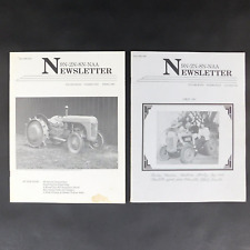 9N 2N 8N NAA Ford Tractor Newsletter Magazine 1992 Lot-2 Spring Autumn issues picture