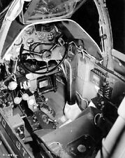Lockheed P-38 Lightning Fighter Aircraft cockpit 8x10 WWII WW2 Photo 844a picture