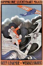 Vintage KLM Flying Dutchman -3- Travel Poster picture