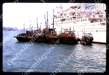 Sl64  Original slide 1968 Hong Kong Bay passenger cruise ship boats 378a picture