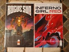 INFERNO GIRL RED BOOK ONE #1 & Rogue Sun #1 Image  picture