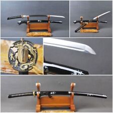 Golden Dragon Tsuba Japanese Samurai Katana Sword Carbon Steel Full Tang Sharp picture
