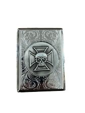 Skull And Cross Gothic Cigarette Case Carrier picture