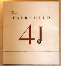 1929 fairchild airplane dealer  sales brochure 13 pages picture