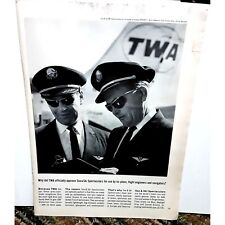 1963 TWA Air Pilots Sea Ski Spectaculars Vintage Print Ad Original picture