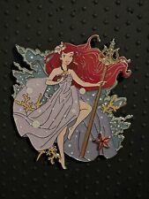 Disney Fantasy Pin Ariel The Little Mermaid LE 65 Trident Channizard Bonus Mini picture