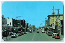 1970 3rd Street And Business District Looking North Laramie Wyoming WY Postcard picture