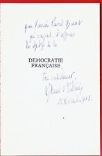 CW74-AUTOGRAPH-VALÉRY GISCARD D'ESTAING-STATEMAN-[FRENCH DEMOCRACY] picture
