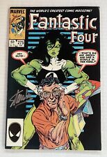 Fantastic Four 275 Signed Stan Lee Classic She-Hulk & Lee Cover 1985 VF picture