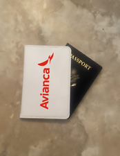 Avianca Airlines Passport Wallet Columbian Flight Card & Travel Document Holders picture