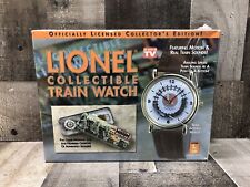 Lionel Train Watch Moving Train with sounds Certificate Case New and Sealed picture