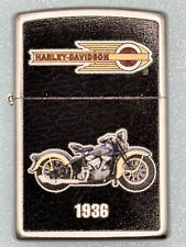 2018 Harley Davidson 1936 Motorcycle Chrome Zippo Lighter NEW picture