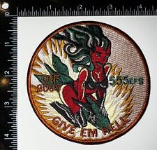 OIF 2005 Iraq USAF 555th Expeditionary Fighter Squadron Give Em Hell Patch picture