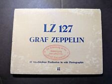 Germany LZ 127 Graf Zeppelin Set of 10 Mint RPPC Postcards Booklet picture