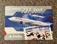 VHTF Delta Air Lines Pilot Trading Card from 2004, Card #15 Boeing 737-300 picture