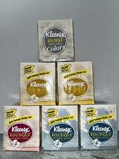 Lot Of 6 Vintage Kleenex Boutique Printed Tissue Pink, Blue, White, & Gold picture