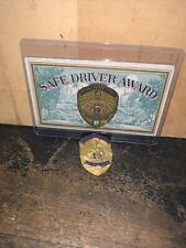 National Safety Council 19 Year Safe Driver Award Lapel Pin Screw Back 1959 picture