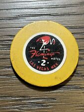 1950 Flamingo Hotel Las Vegas Roulette Chip from Table 2 - Classic and Rare picture