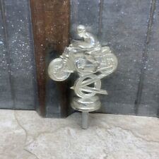 Vintage Motorcycle Solid Metal Trophy Topper picture