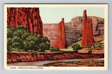 AZ-Arizona, Canyon De Chelly, Antique, Vintage Souvenir Postcard picture