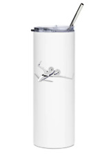 Beechcraft Starship Stainless Steel Water Tumbler with straw - 20oz. picture