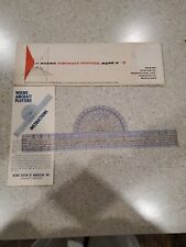 VINTAGE WEEMS AIRCRAFT PLOTTER - MARK II - ORIGINAL Envelope & Instructions picture