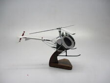 TH-55 Osage Hughes Helicopter Desktop Mahogany Kiln Dried Wood Model Small New picture